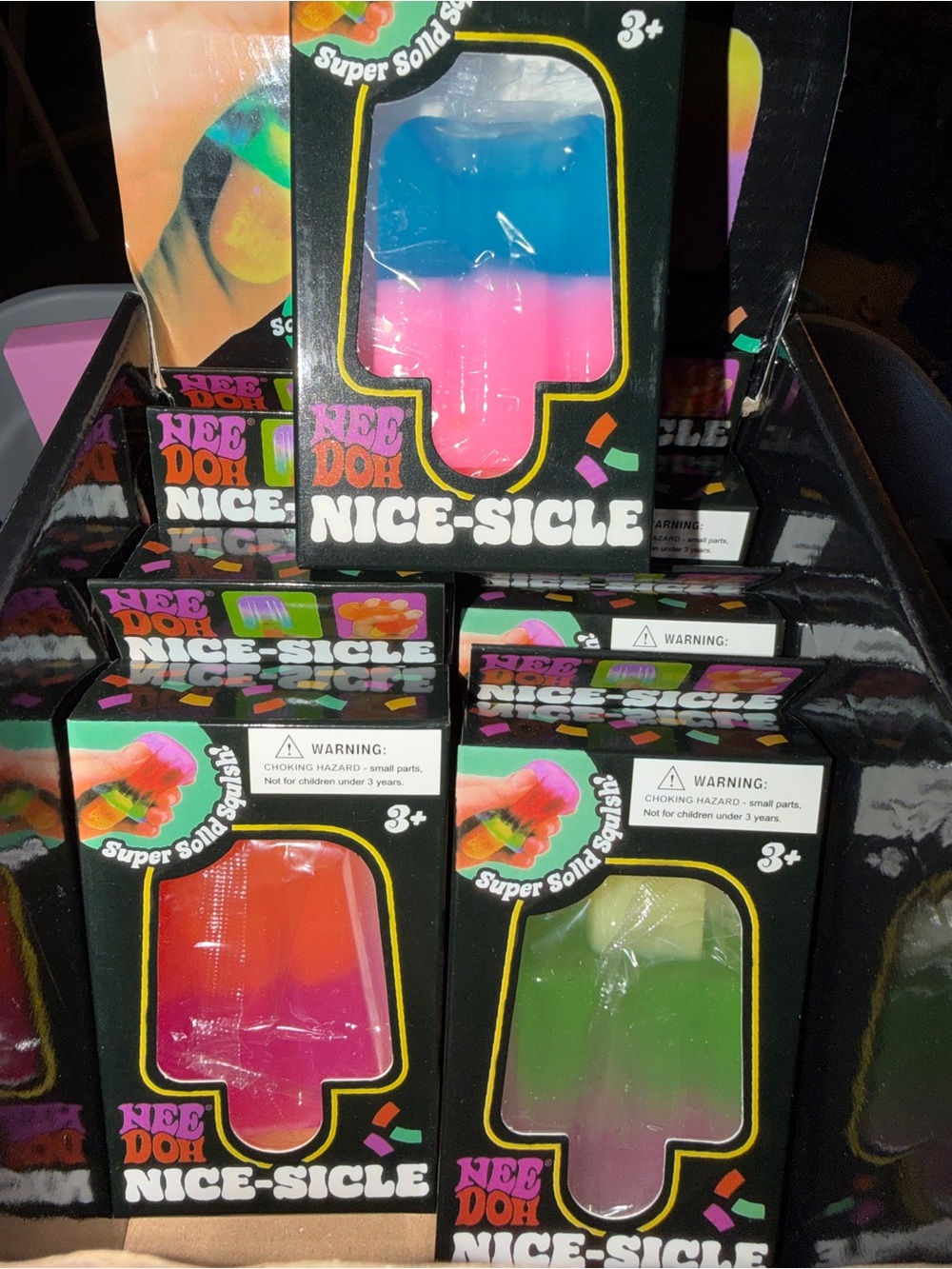 NeeDoh Nice-Sicle Popsicle Squishy- Qty 1 only
